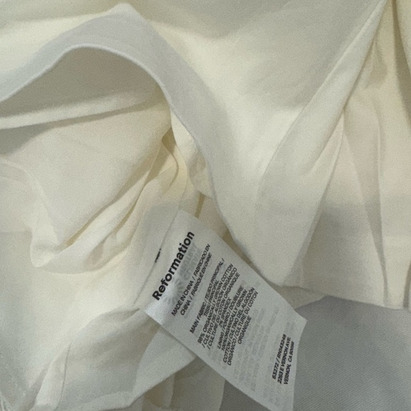 Reformation Chrissa Two Piece White NWOT - Picture 7 of 7